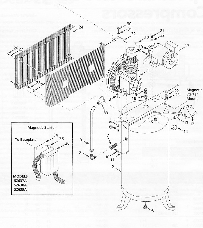 SpeedAire 5F563, TF2029 Parts - Master Tool Repair