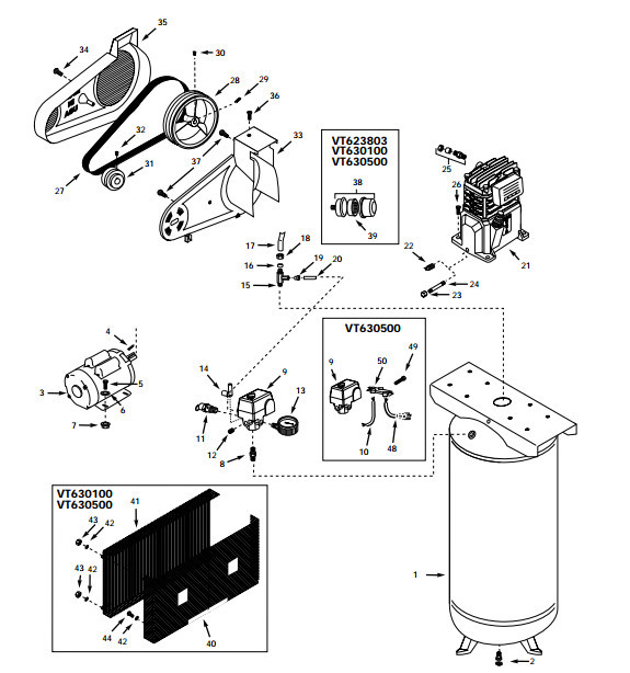 Campbell Hausfeld VT6310 Parts - Master Tool Repair - Page 5