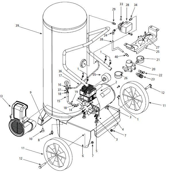 Speedaire 1NNF8 Parts - Master Tool Repair
