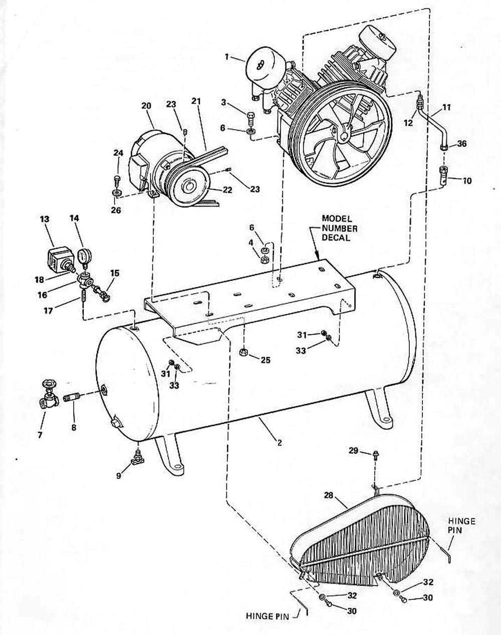 Campbell Hausfeld TK-630821H Parts- Master Tool Repair - Page 2