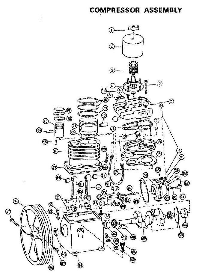 Quincy 325 Parts Breakdown