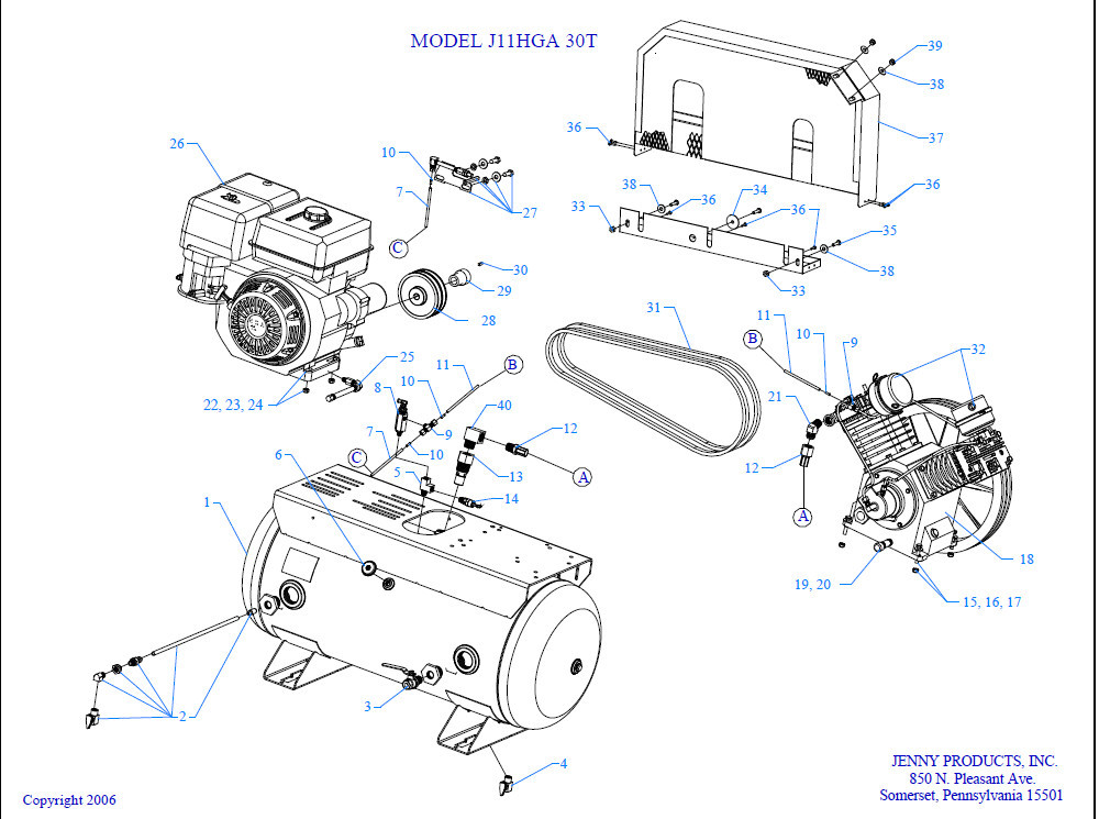 JP GROUP 3617751210 Kit montaggio, Compressore per HYUNDAI,KIA
