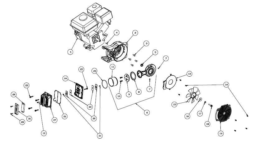 Thomas TG-400HST PUMP Parts - Master Tool Repair