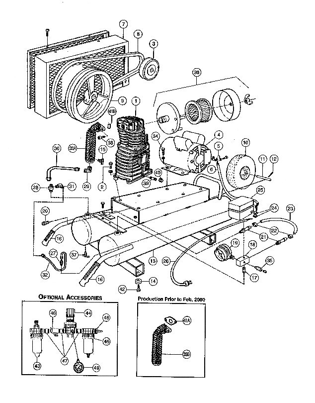 thumbnail image 2 of Motorsport Gaskets 330920k Pump Gasket Set For Rol-Air K17 / PMPK17 Rolair Compressor 2 of 3