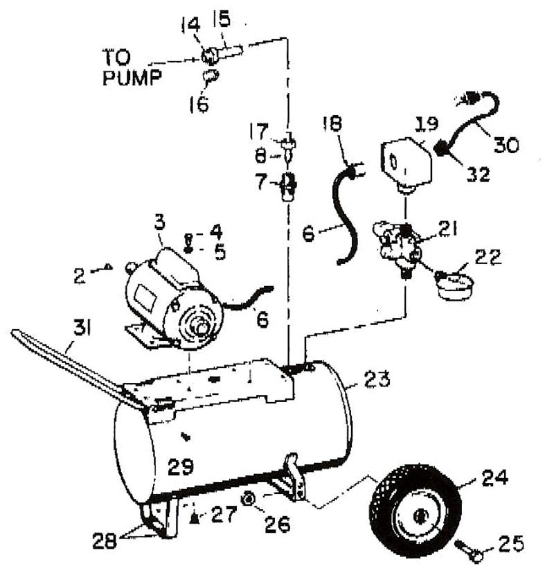 Speedaire 3Z394C, 3Z427C Parts - Master Tool Repair